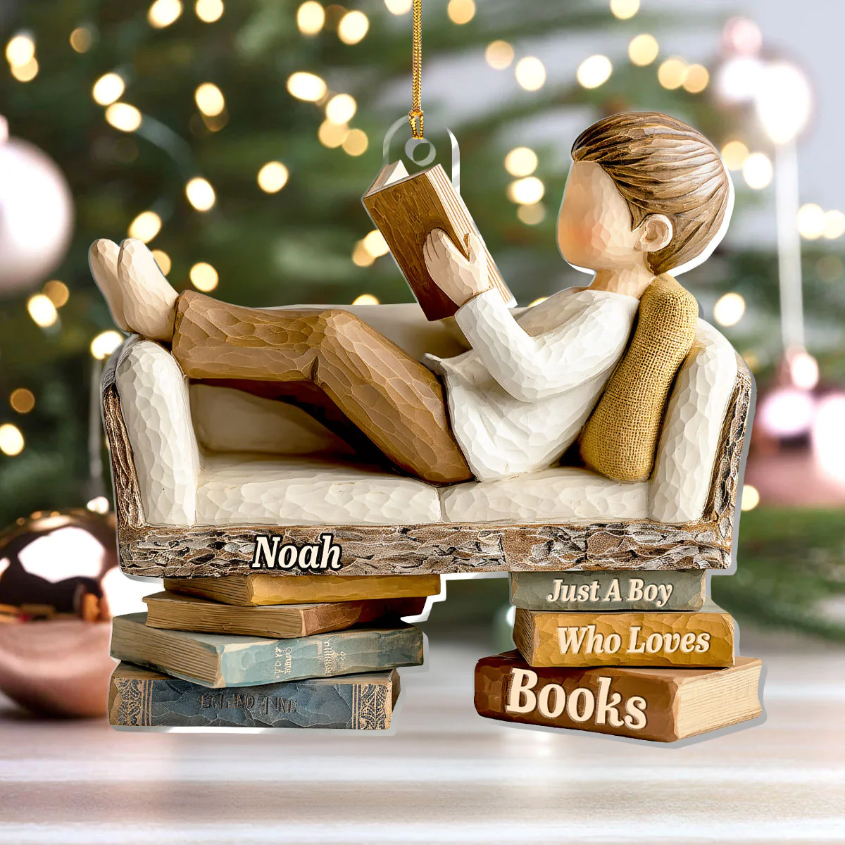 My Favorite Thing - Personalized 1-Layer Acrylic Ornament - Image 4