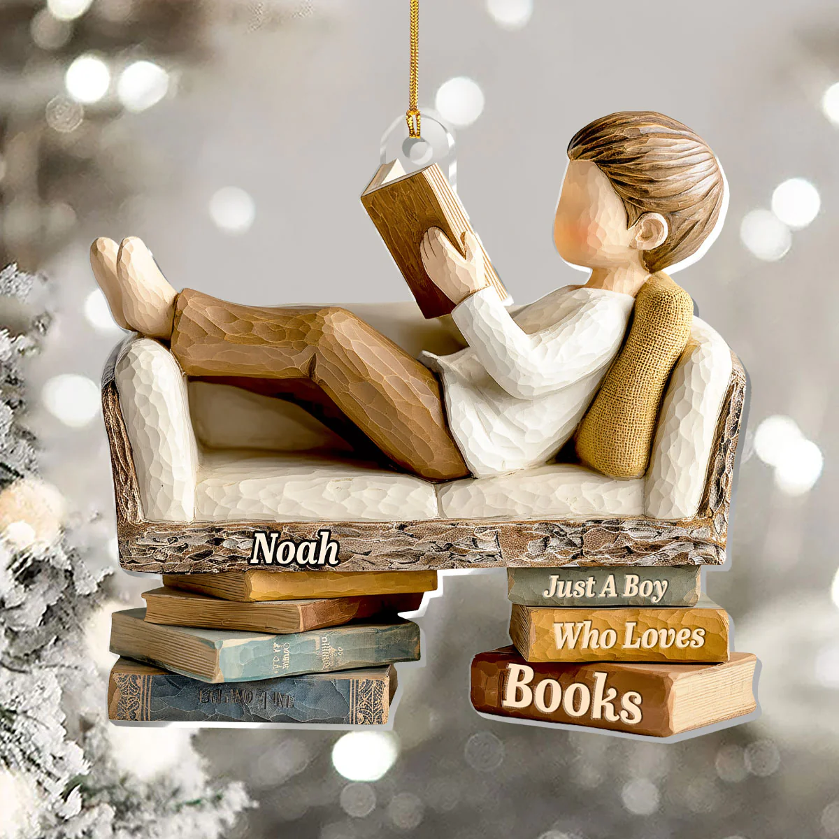 My Favorite Thing - Personalized 1-Layer Acrylic Ornament - Image 5