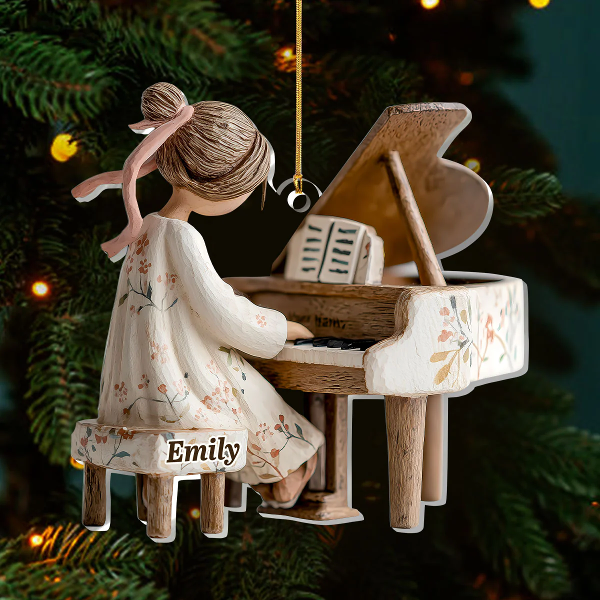 My Favorite Thing - Personalized 1-Layer Acrylic Ornament - Image 3