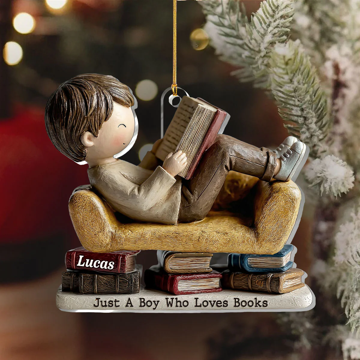 My Favorite Thing - Personalized 1-Layer Acrylic Ornament - Image 6