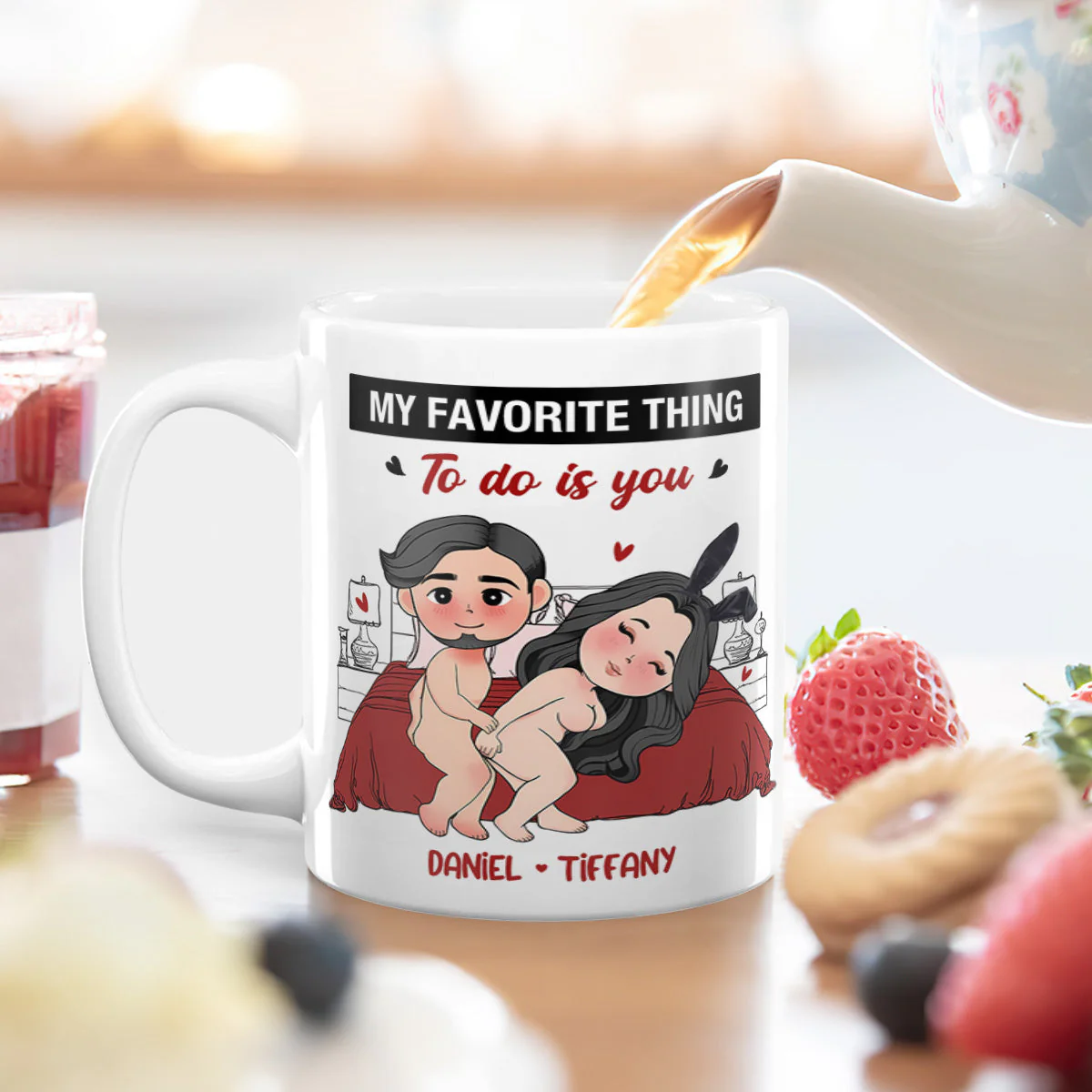 My Favorite Thing To Do - Personalized Mug - Image 4