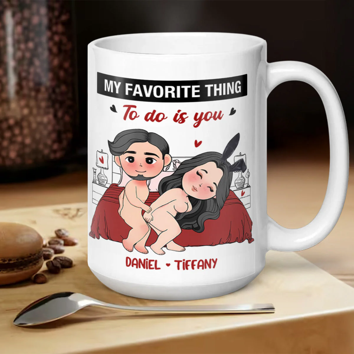 My Favorite Thing To Do - Personalized Mug - Image 5