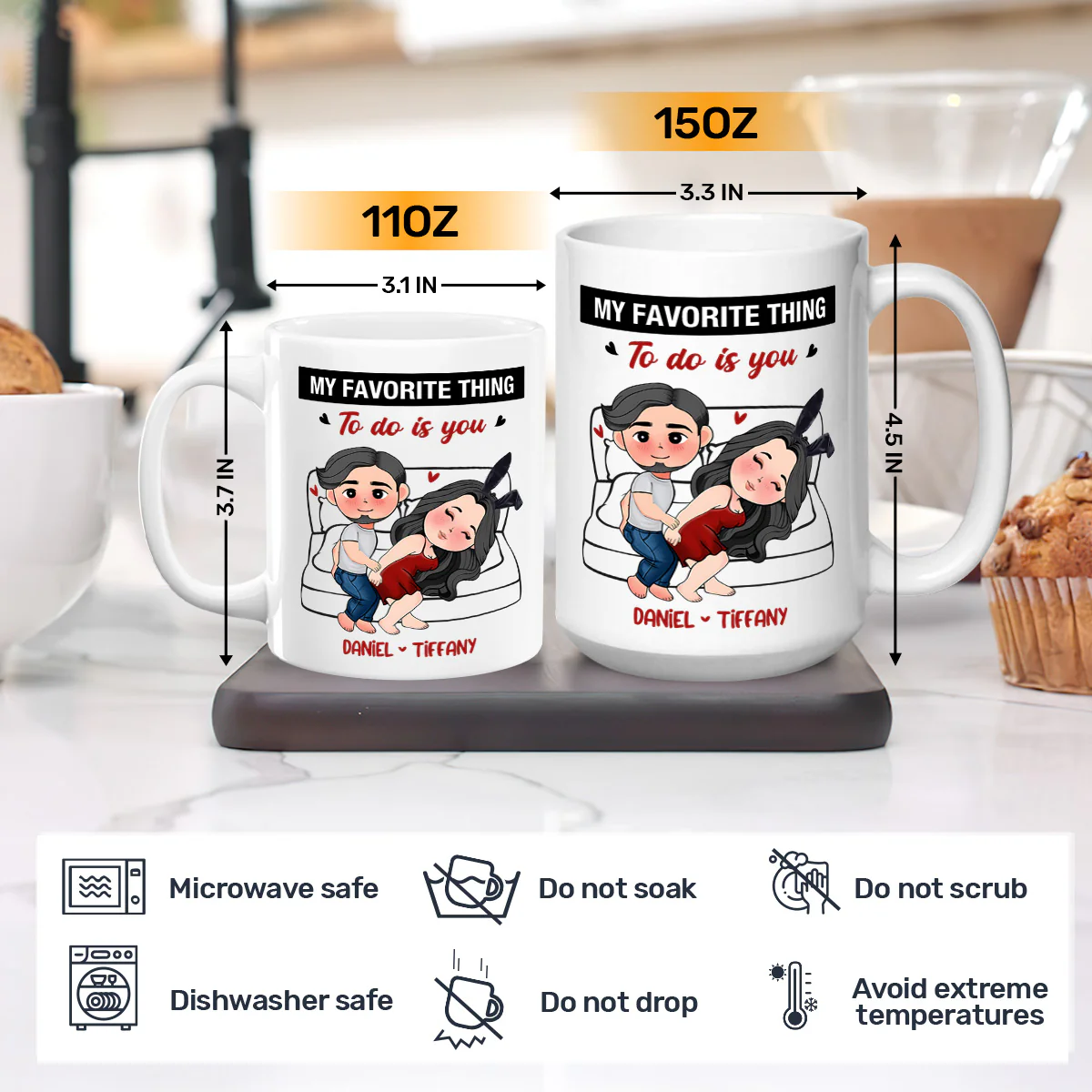 My Favorite Thing To Do - Personalized Mug - Image 3
