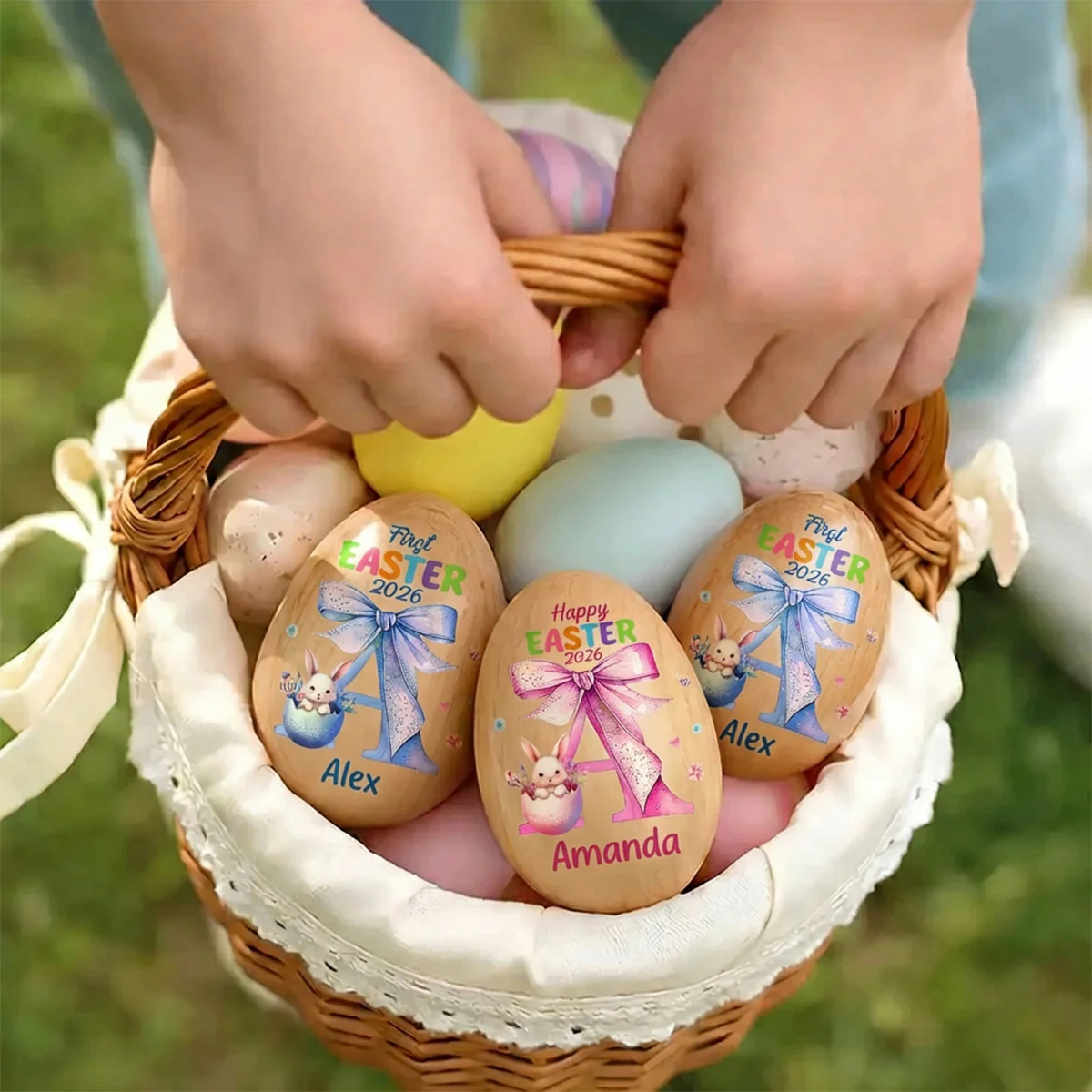 My First Easter - Personalized Musical Easter Egg Shaker - Image 4