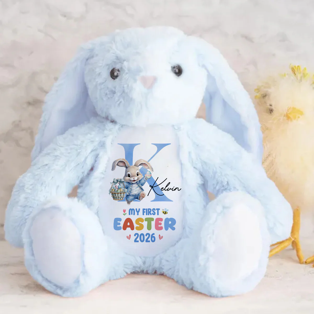 My First Easter - Personalized Stuffed Bunny - Image 4