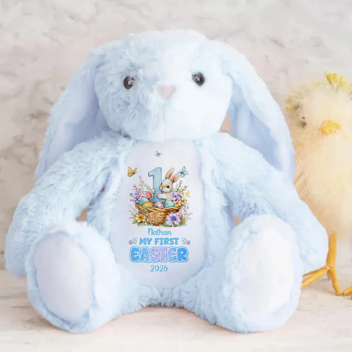 My First Easter - Personalized Stuffed Bunny - Image 4