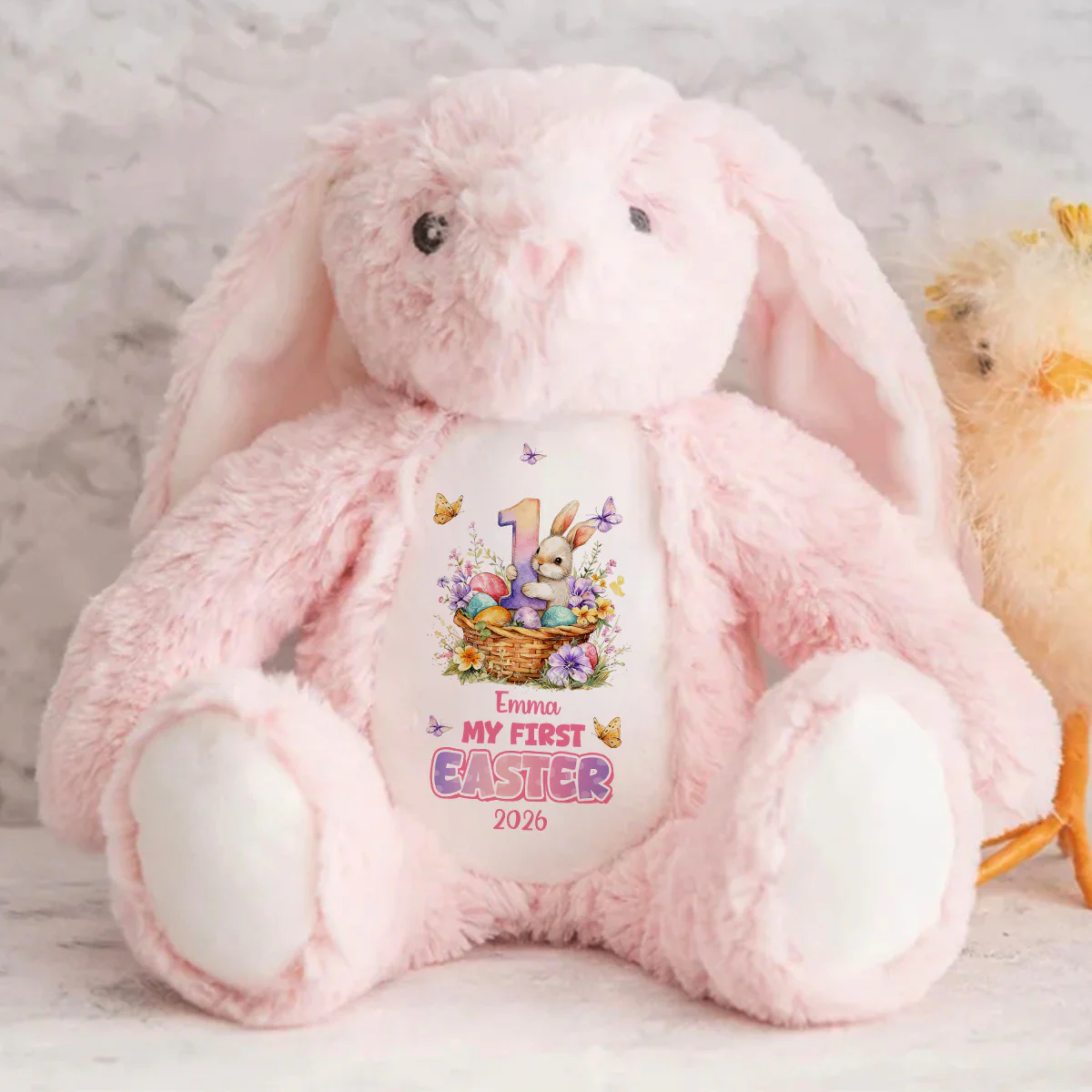 My First Easter - Personalized Stuffed Bunny - Image 7