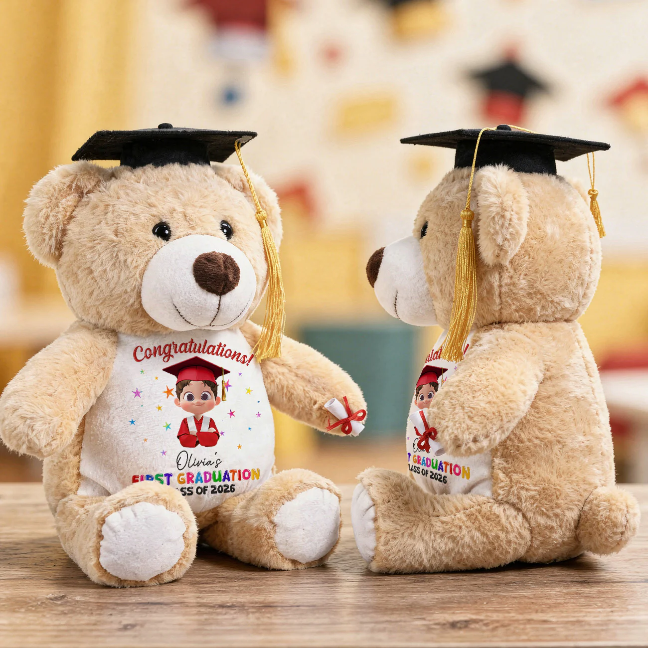 My First Graduation - Personalized Graduation Teddy Bear - Image 5