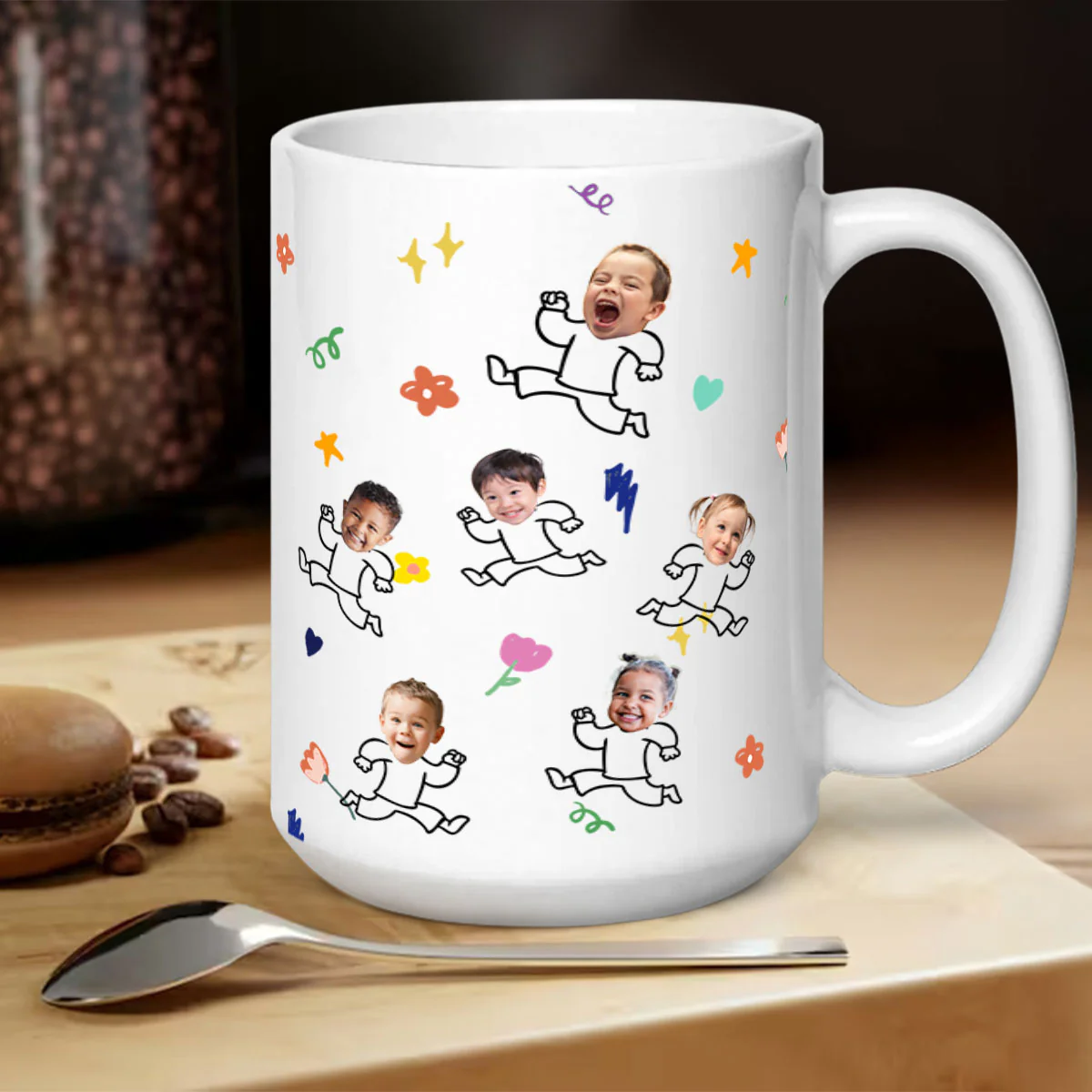 My Grandchildren Are My Favorite - Personalized Mug - Image 6