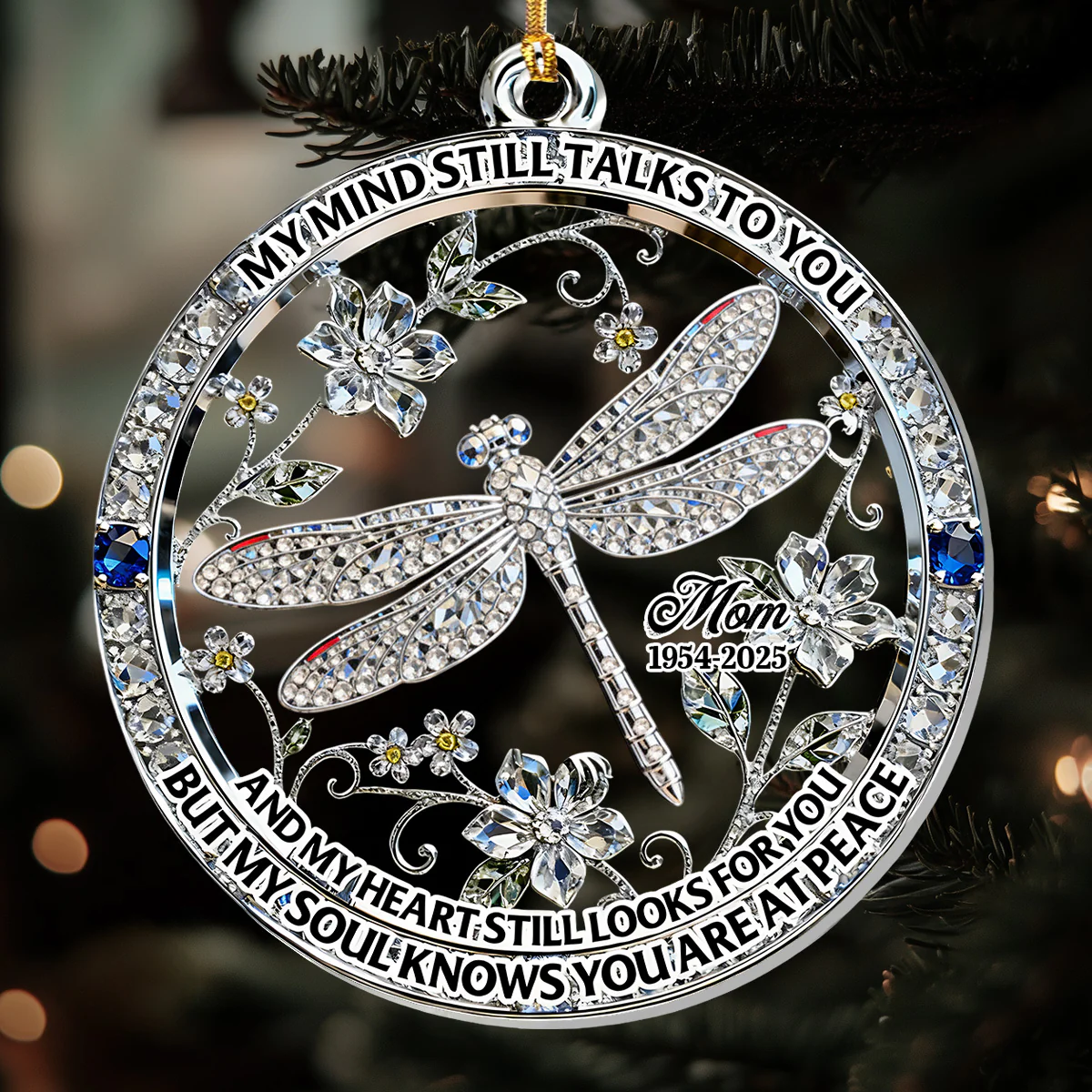My Heart Still Looks For You - Personalized 1-Layer Acrylic Ornament - Image 5