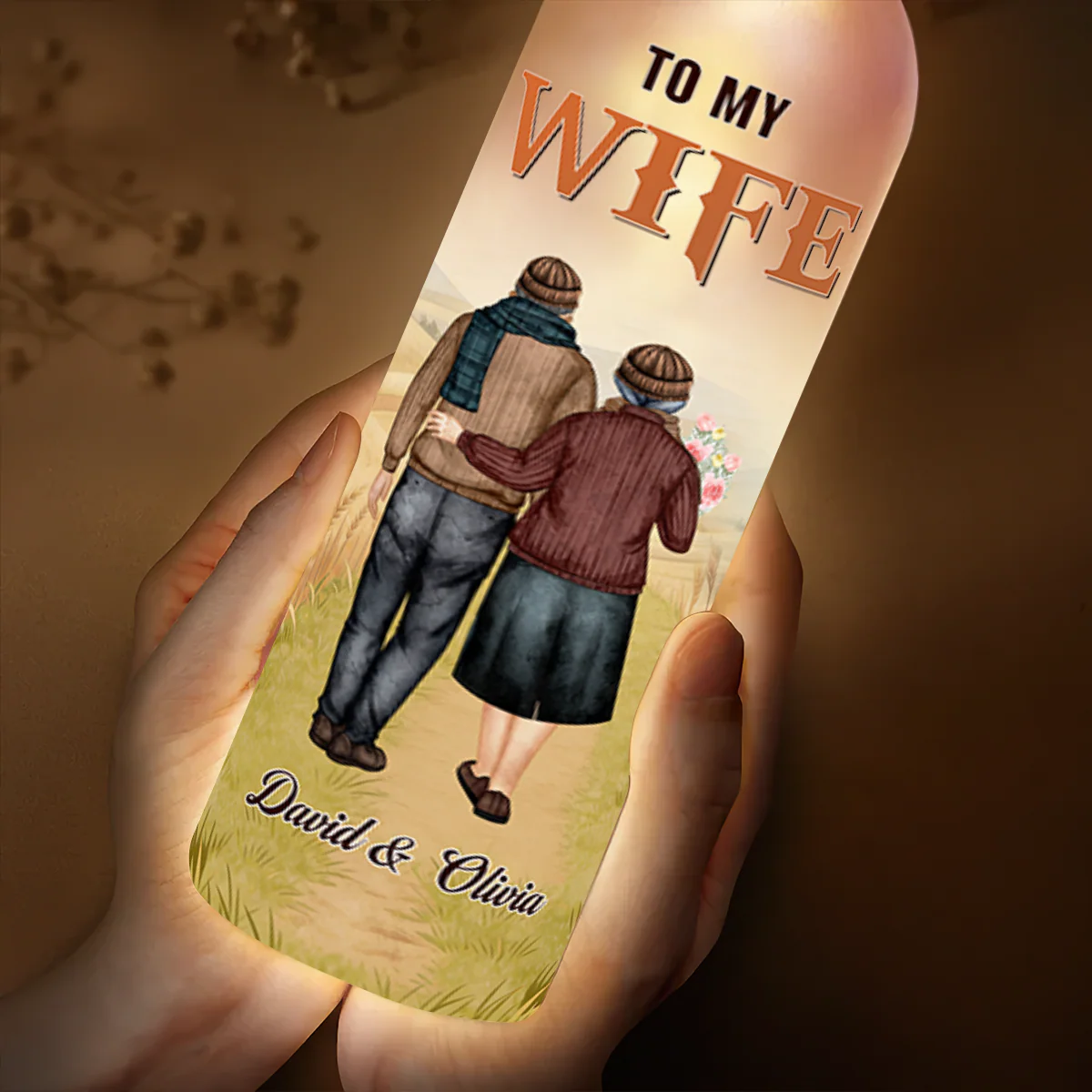 My Last Everything - Personalized Bottle Lamp - Image 3