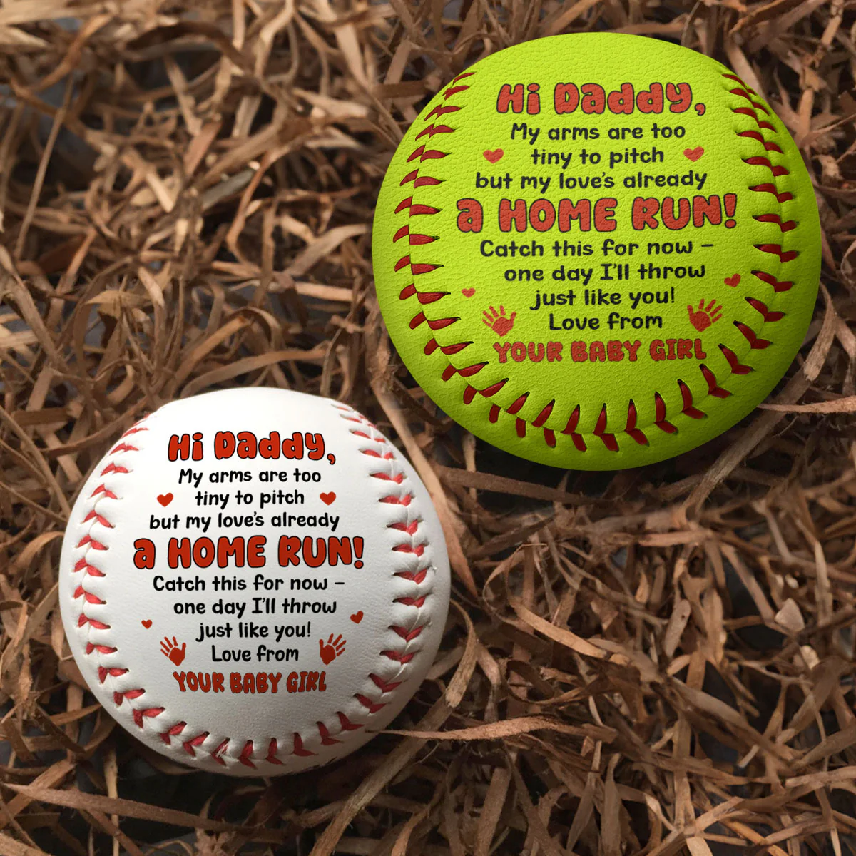 My Love's Already A Home Run - Personalized Baseball & Softball - Image 4