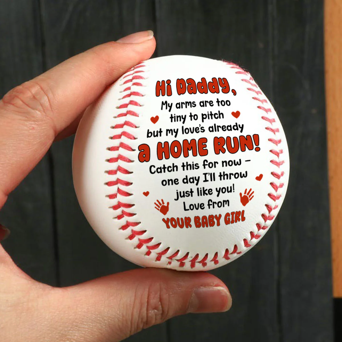 My Love's Already A Home Run - Personalized Baseball & Softball - Image 6