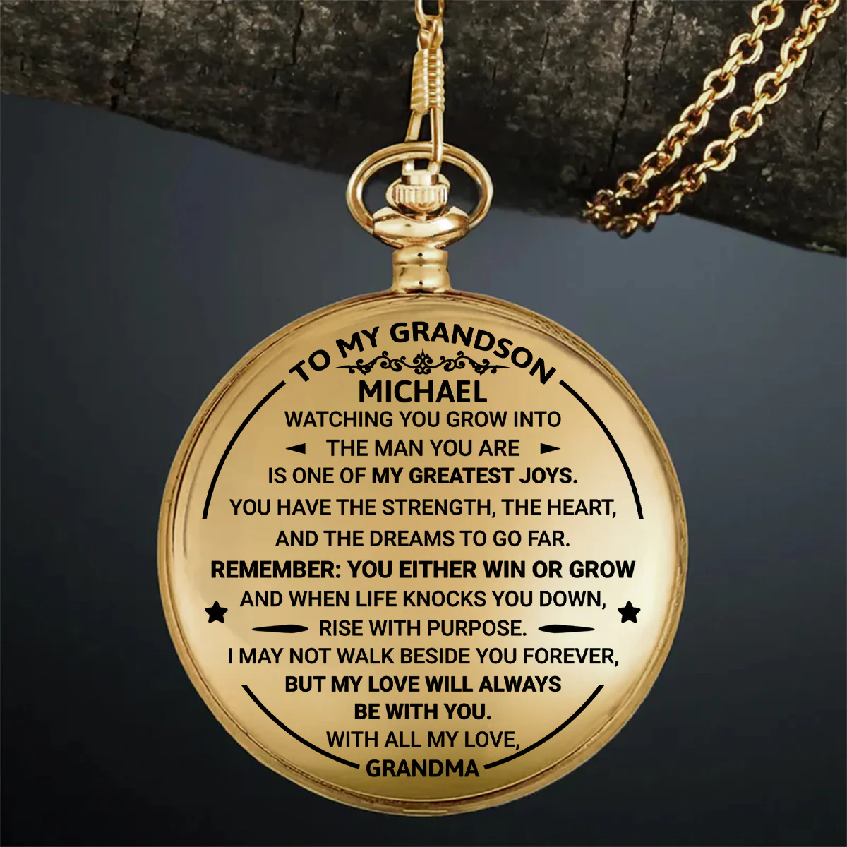 My Love Will Always Be With You - Personalized Pocket Watch - Image 6