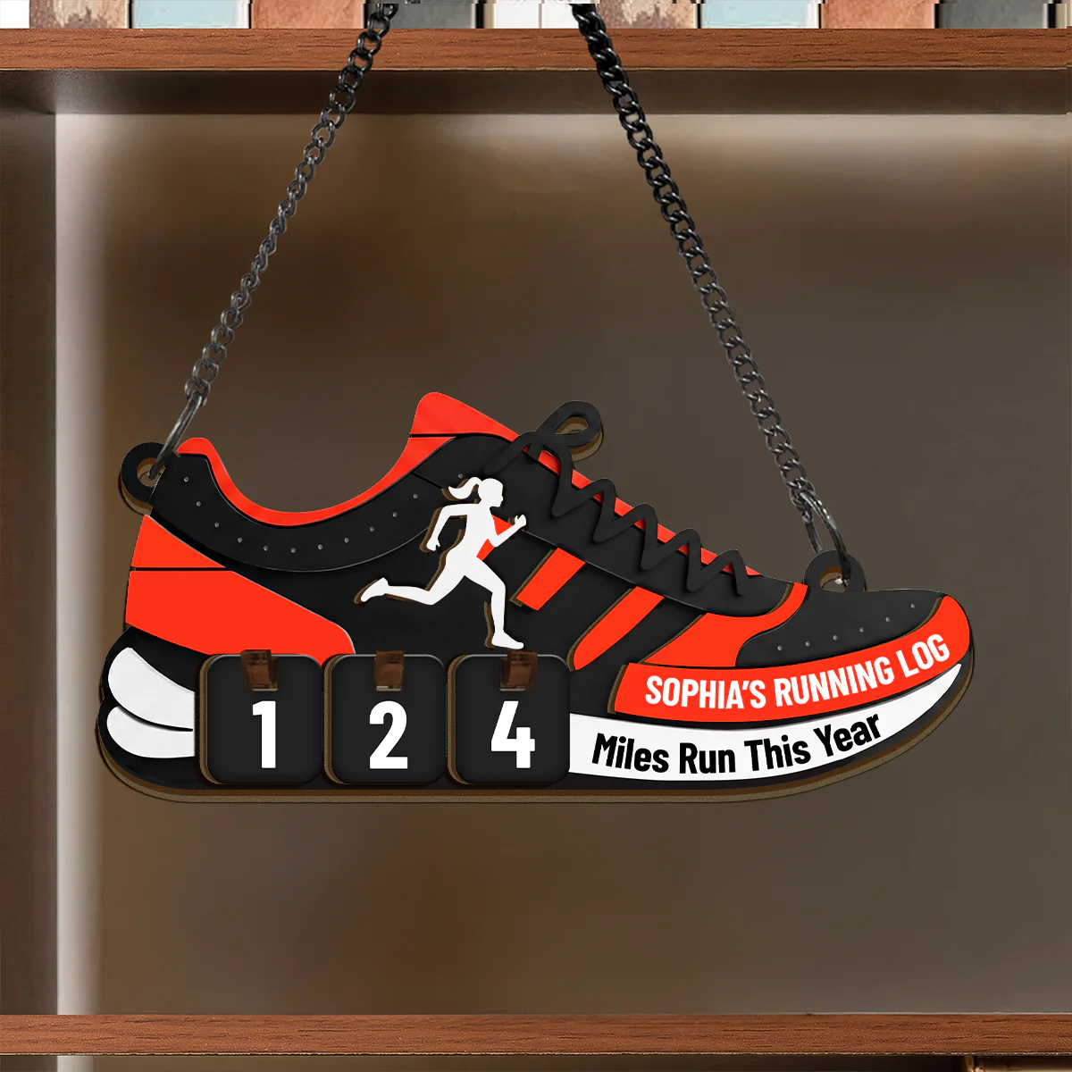 My Running Log - Personalized Tracker Sign