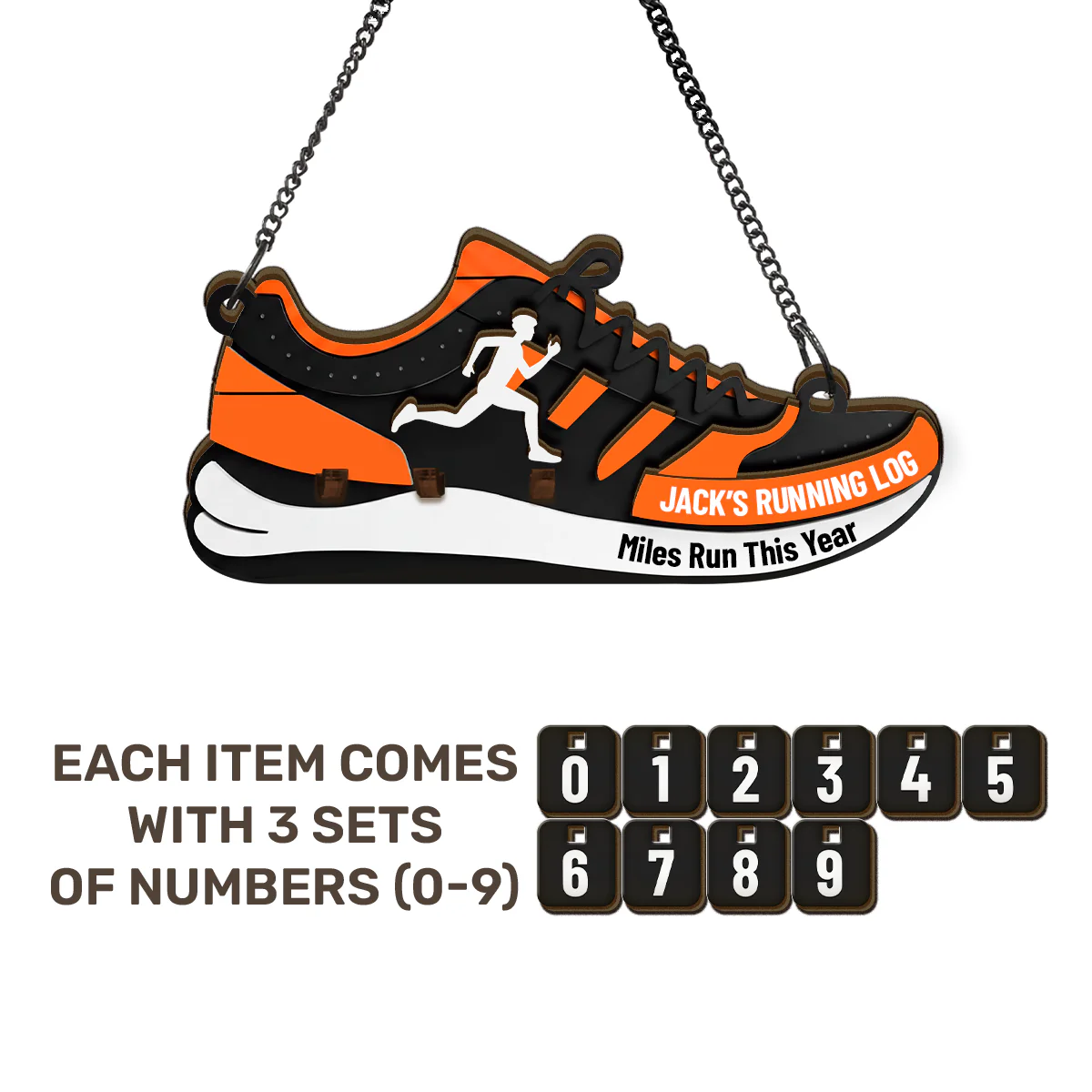 My Running Log - Personalized Tracker Sign - Image 6