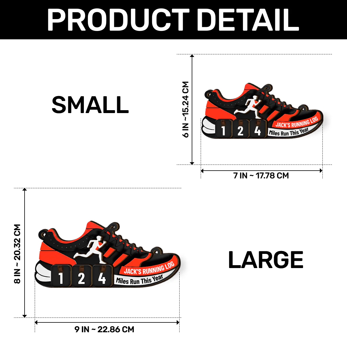 My Running Log - Personalized Tracker Sign - Image 8