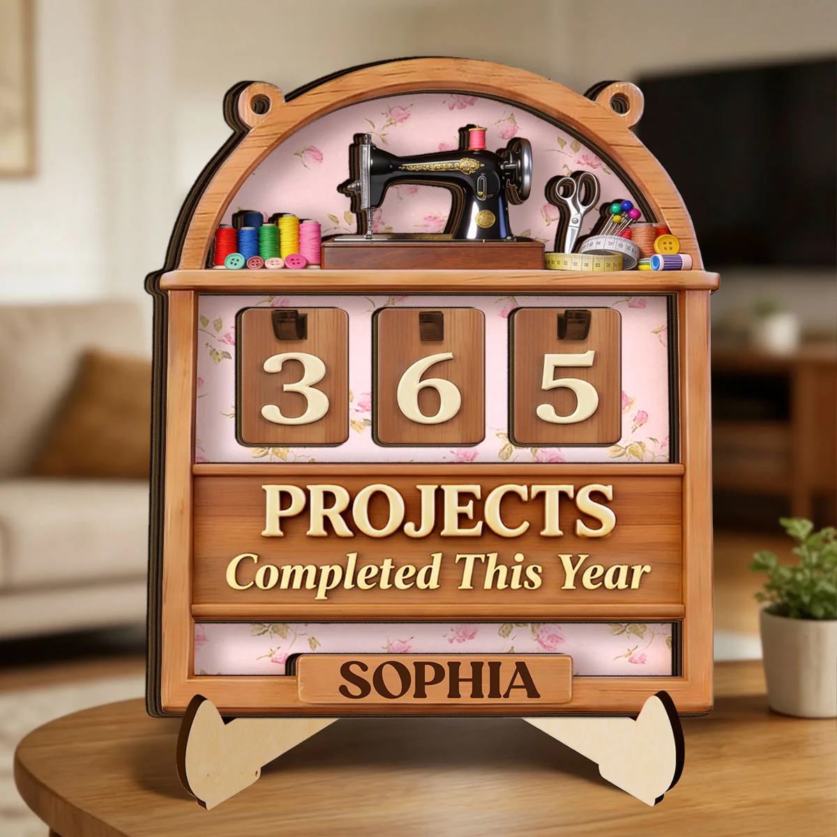 My Sewing Tracker - Personalized Tracker Sign - Image 3