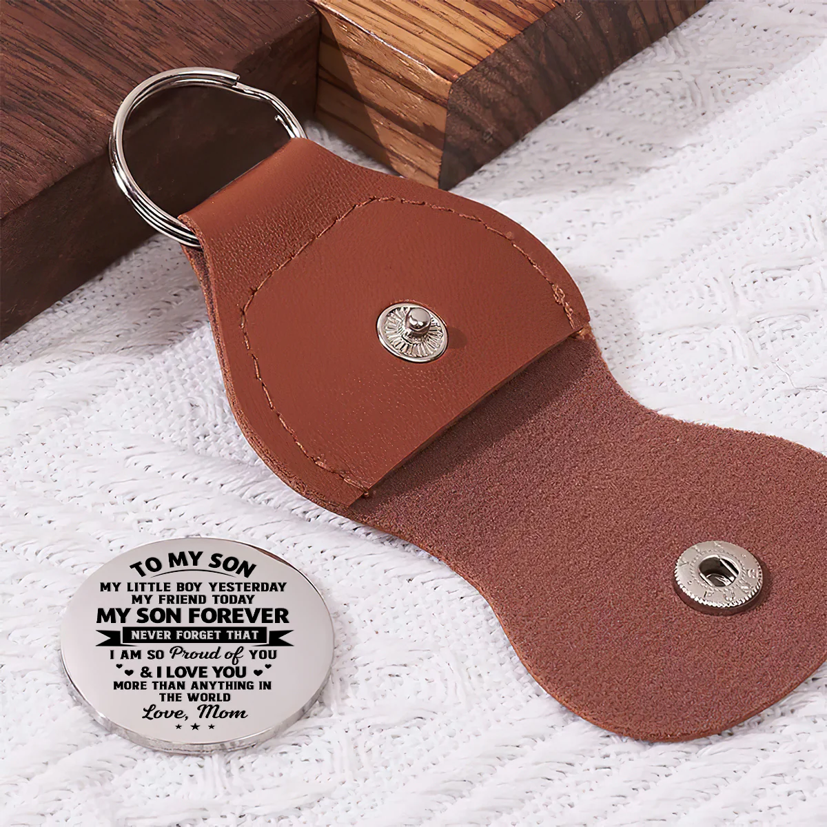 My Son Forever - Personalized Pocket Hug - Image 3