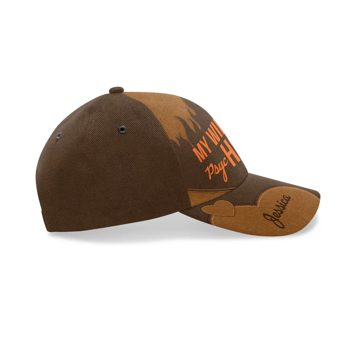 My Wife is Psychotic - Personalized Classic Cap - Image 4
