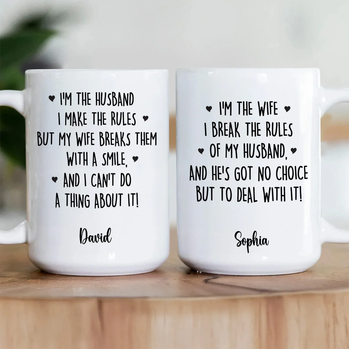 My Wife Is The Rules - Personalized Ceramic Coffee Mug - Image 3