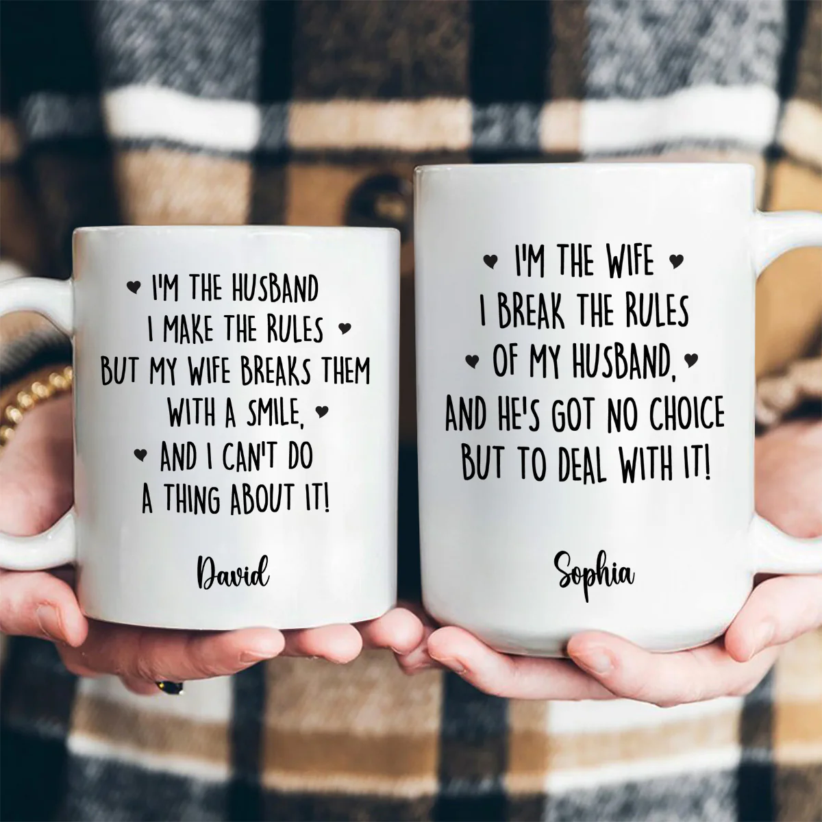 My Wife Is The Rules - Personalized Ceramic Coffee Mug - Image 4