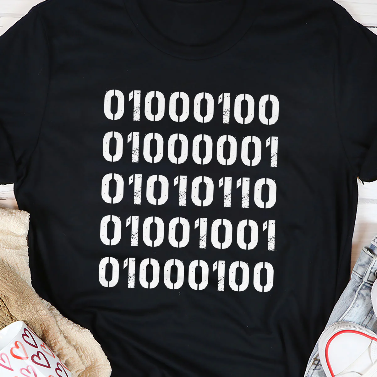 Name In Binary Code - Personalized 2D Unisex T-shirt - Image 6