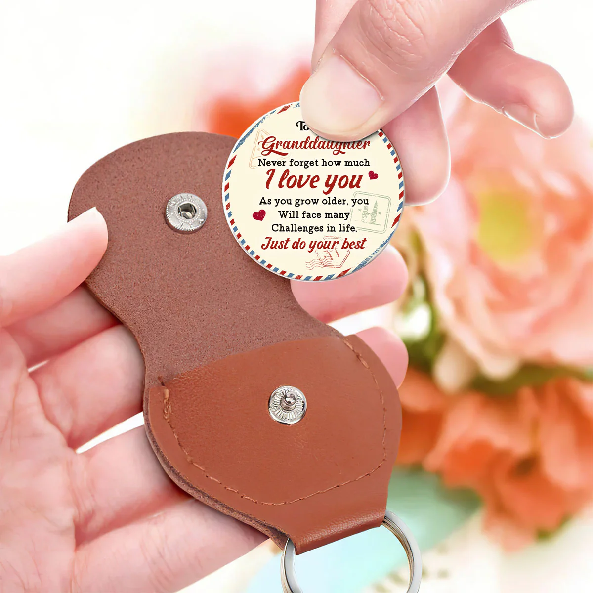 Never Forget How Much I Love You - Personalized Pocket Hug - Image 3