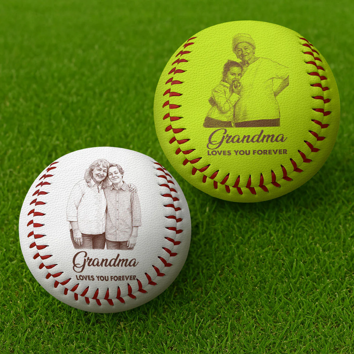 Never Forget I Love You - Personalized Baseball & Softball