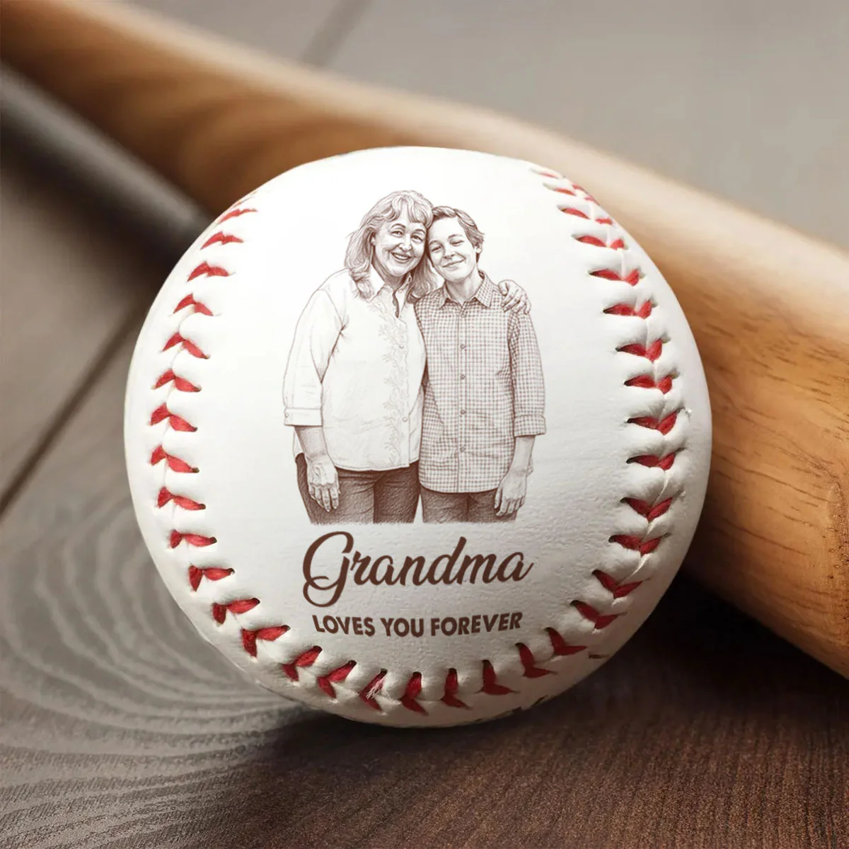 Never Forget I Love You - Personalized Baseball & Softball - Image 2