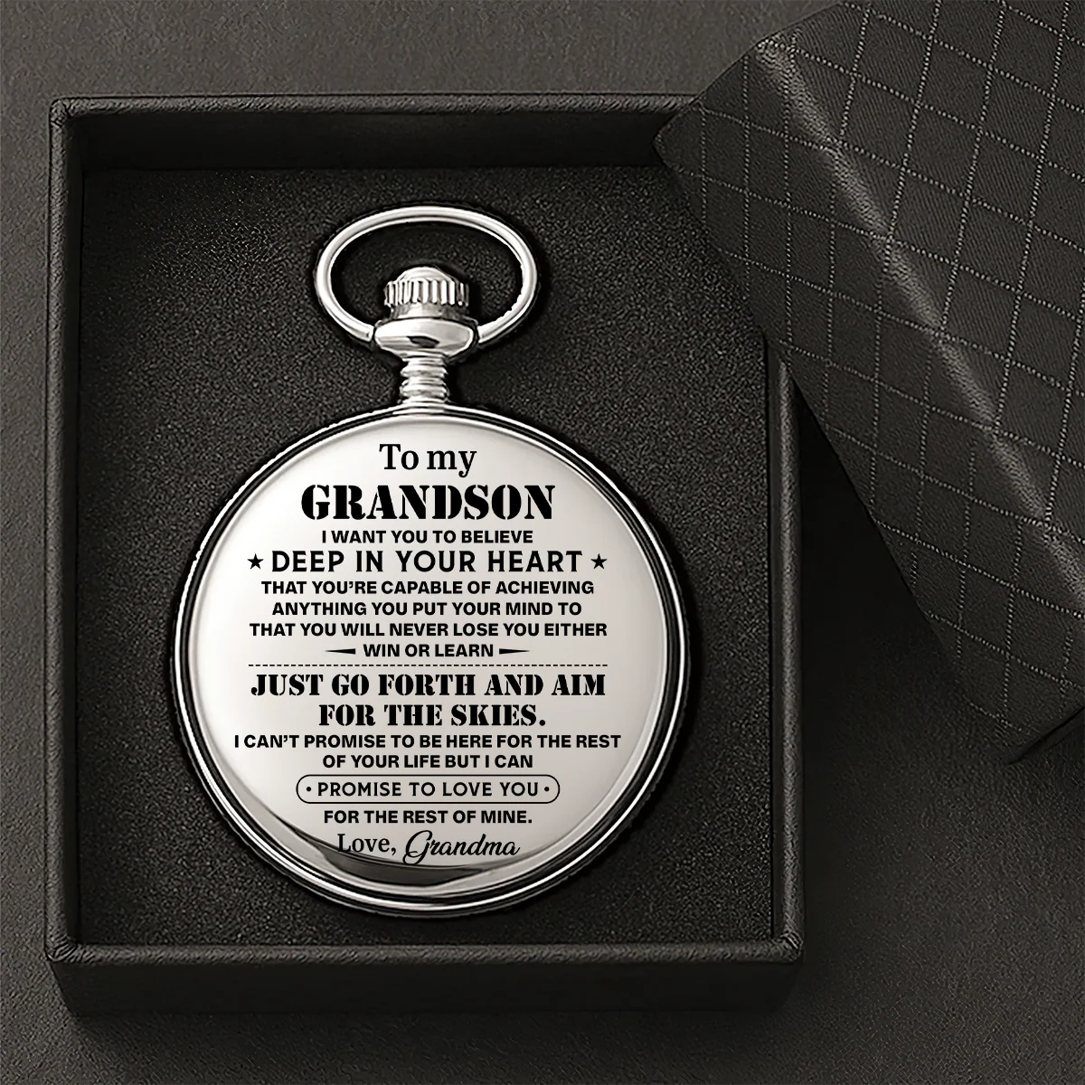 Never Lose Your Way - Personalized Pocket Watch - Image 4