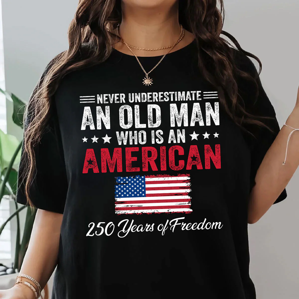 Never Underestimate An American - Personalized 2D Unisex T-shirt - Image 5