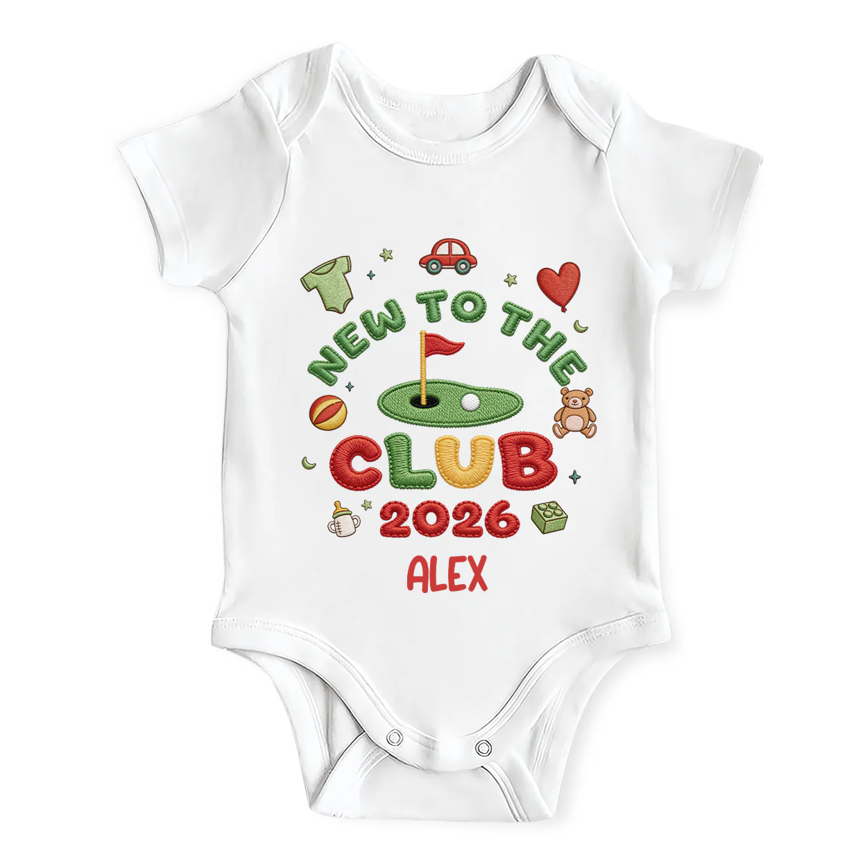 New To The Club - Personalized Baby Onesie