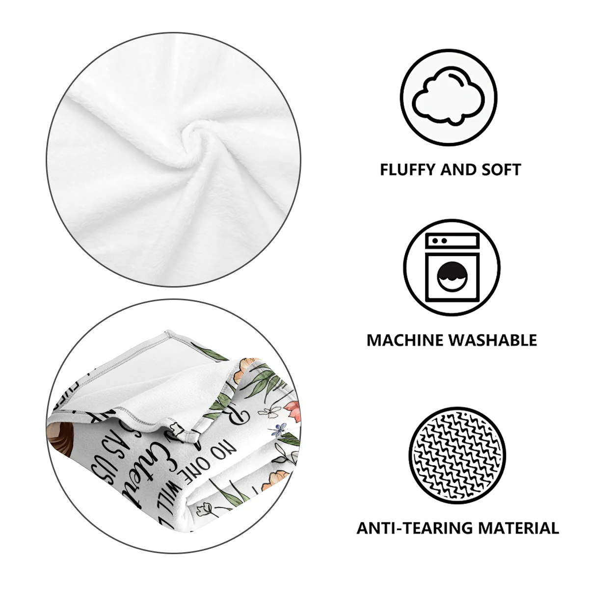 No One Will Ever Be As Entertained By Us As Us - Personalized Fleece Blanket - Image 5