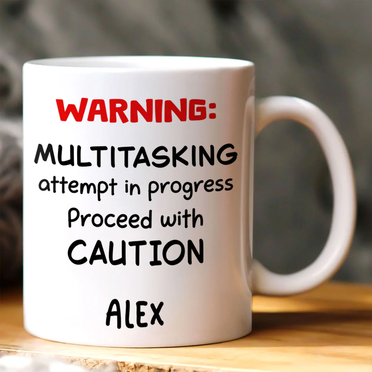 Office Funny Messages For Coworkers - Personalized Ceramic Coffee Mug - Image 2
