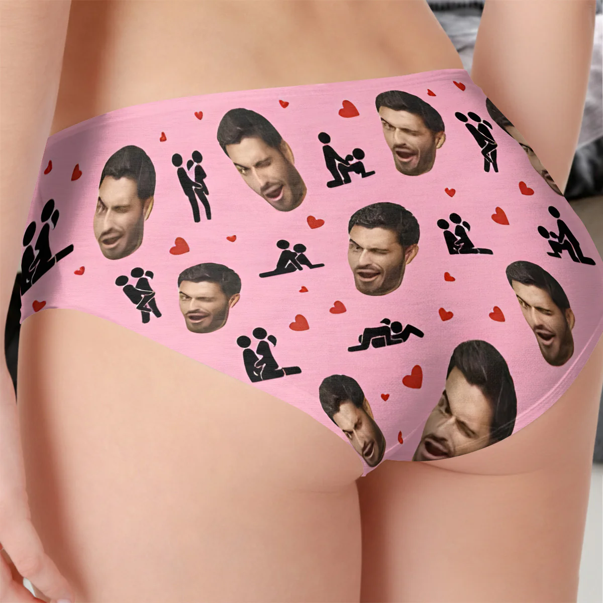 Only He Can Insert Here - Personalized Women's Low-waisted Brief - Image 2