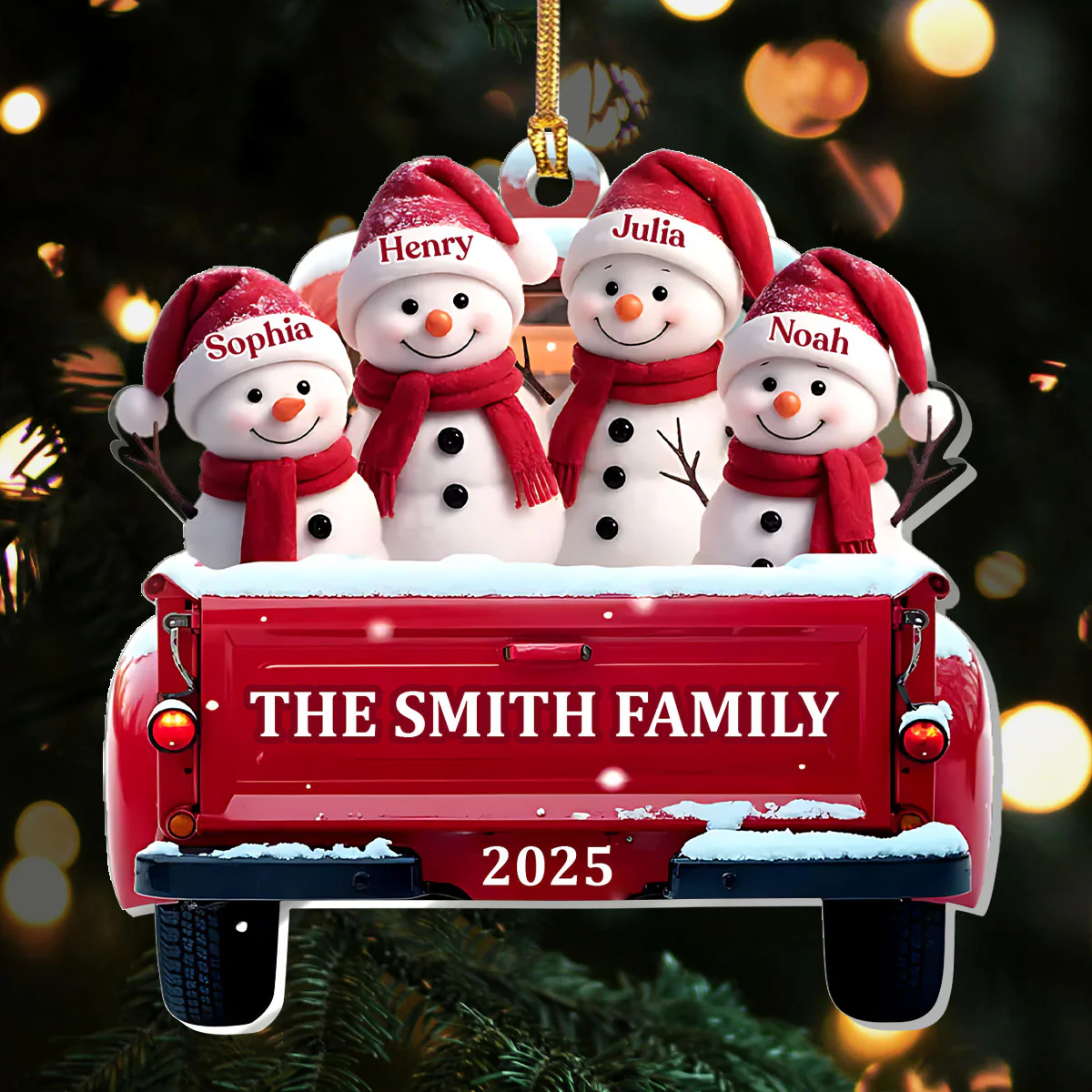 Our Family - Personalized 1-Layer Acrylic Ornament