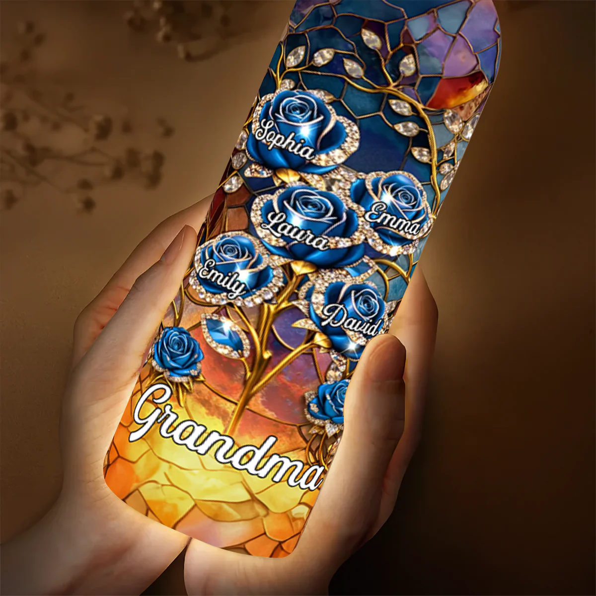 Our Family Treasure - Personalized Bottle Lamp - Image 3