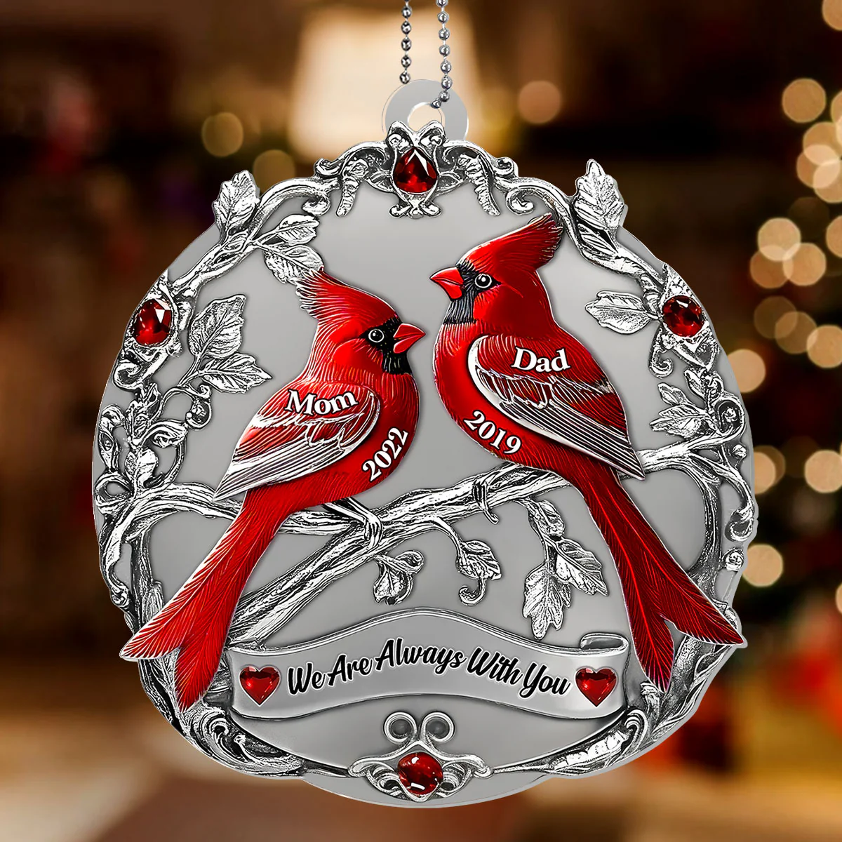 Our Radiant Journey - Personalized 1-Layer Acrylic Ornament - Image 2