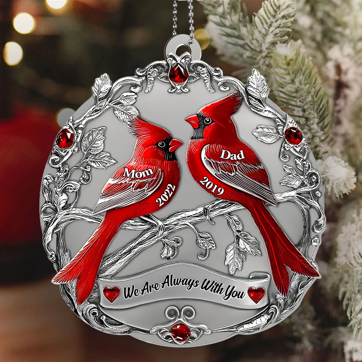 Our Radiant Journey - Personalized 1-Layer Acrylic Ornament - Image 6