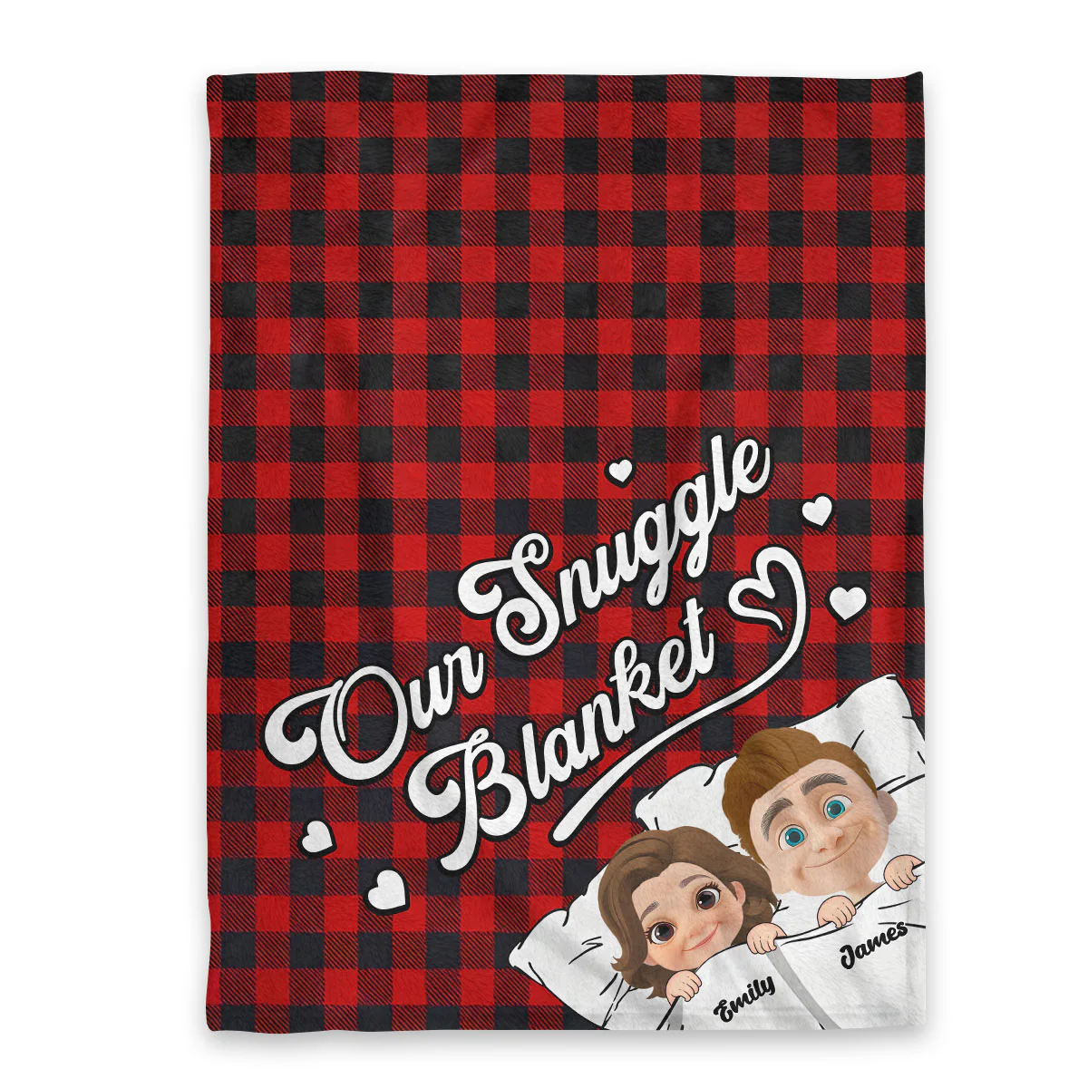 Our Snuggle Blanket - Personalized Fleece Blanket - Image 3