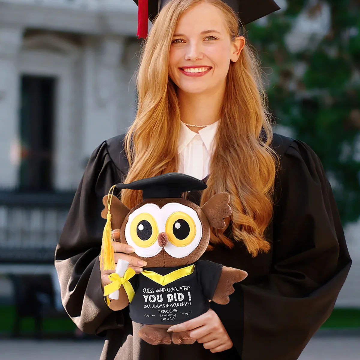 Owl Always Be Proud Of You - Personalized Graduation Owl - Image 3