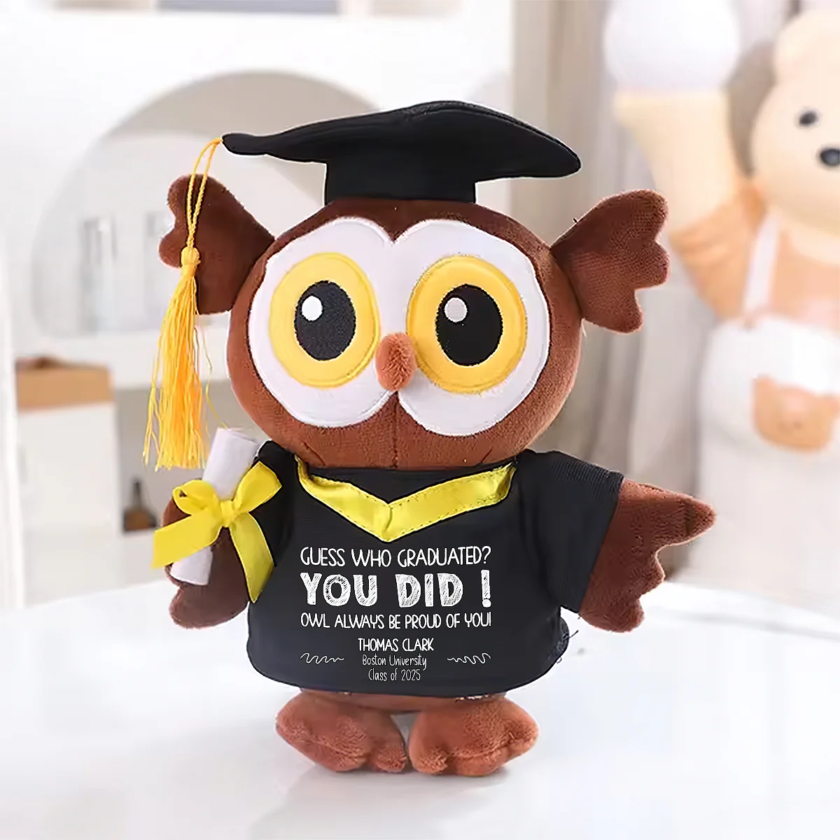 Owl Always Be Proud Of You - Personalized Graduation Owl - Image 5