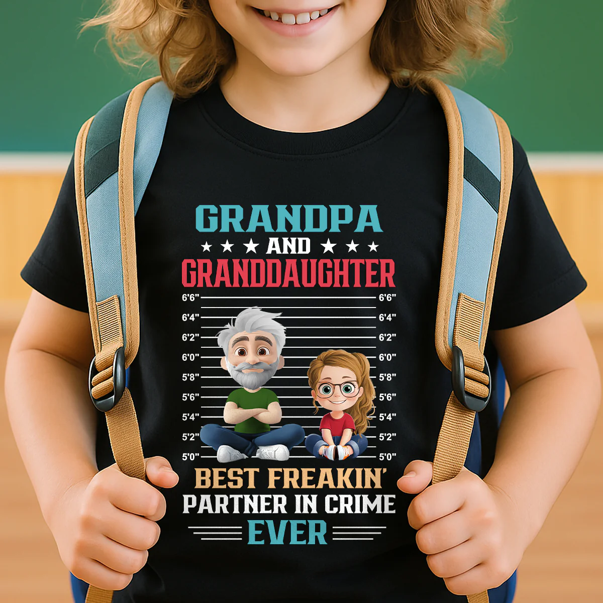 Partners In Crime Forever - Personalized Kid T-Shirt