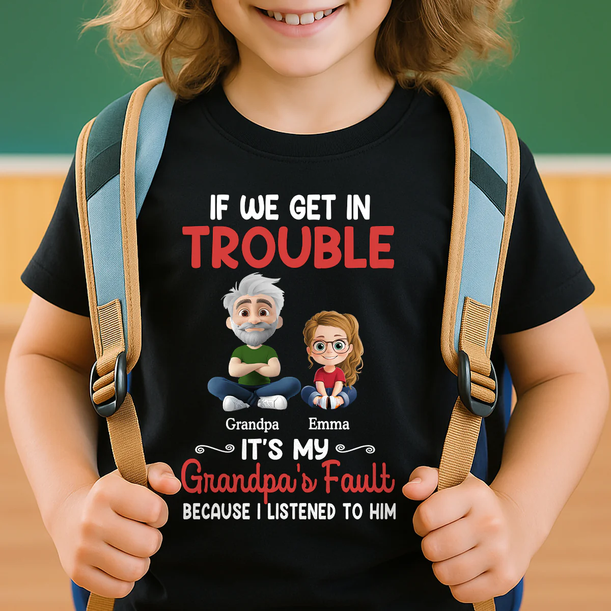 Partners In Crime - Personalized Kid T-Shirt
