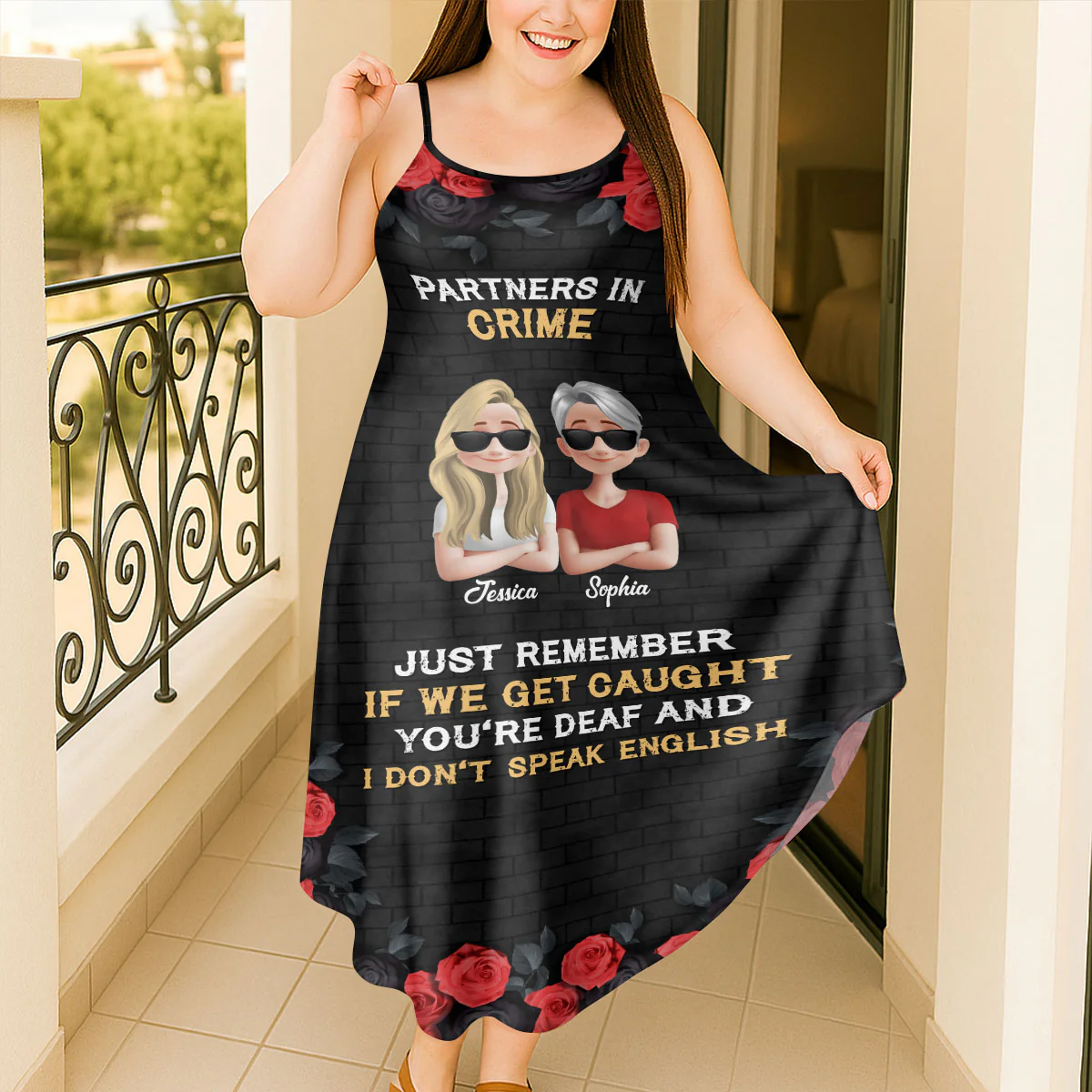 Partners In Crime - Personalized Maxi Dress - Image 5