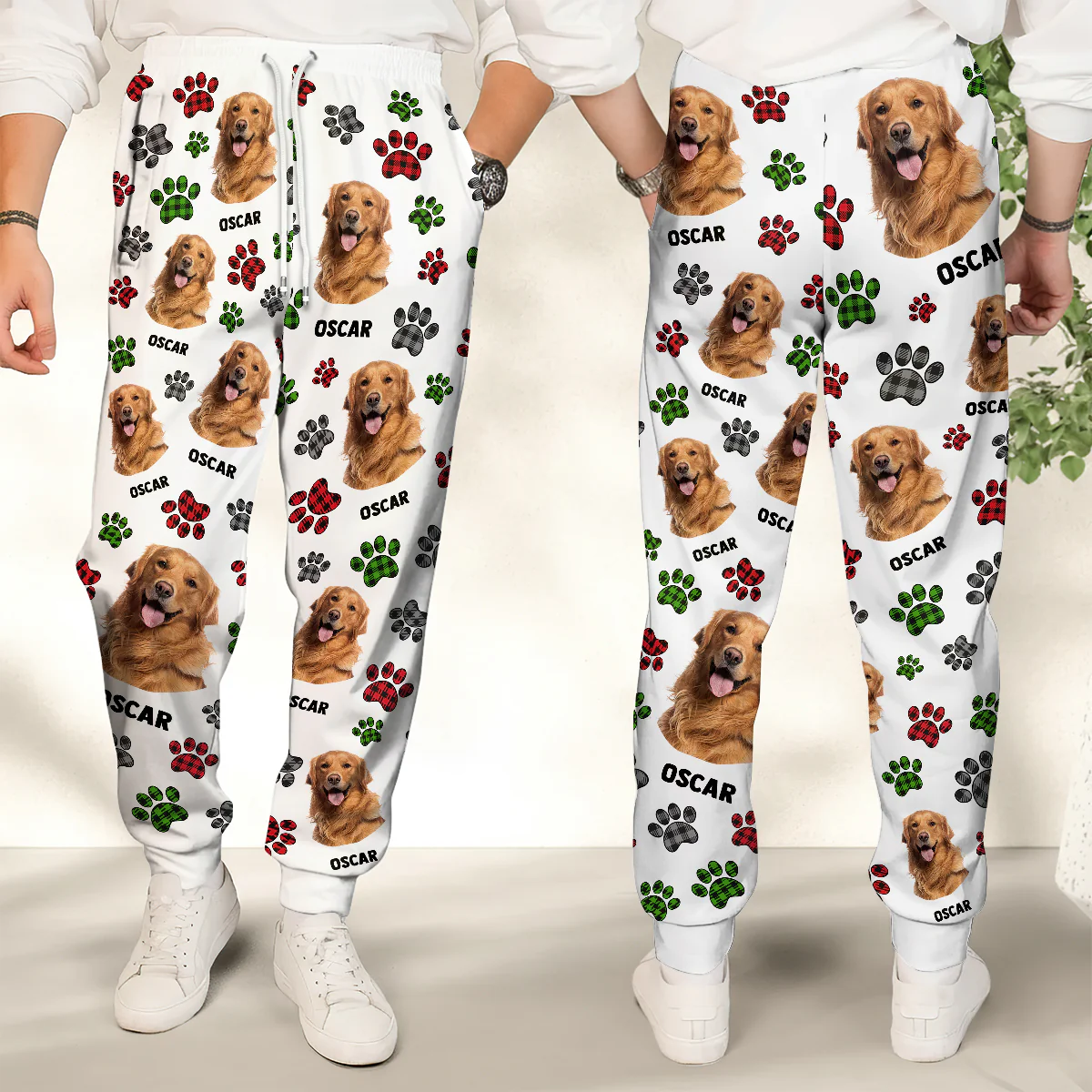 Pawprints Of Love - Personalized Sweatpants - Image 4