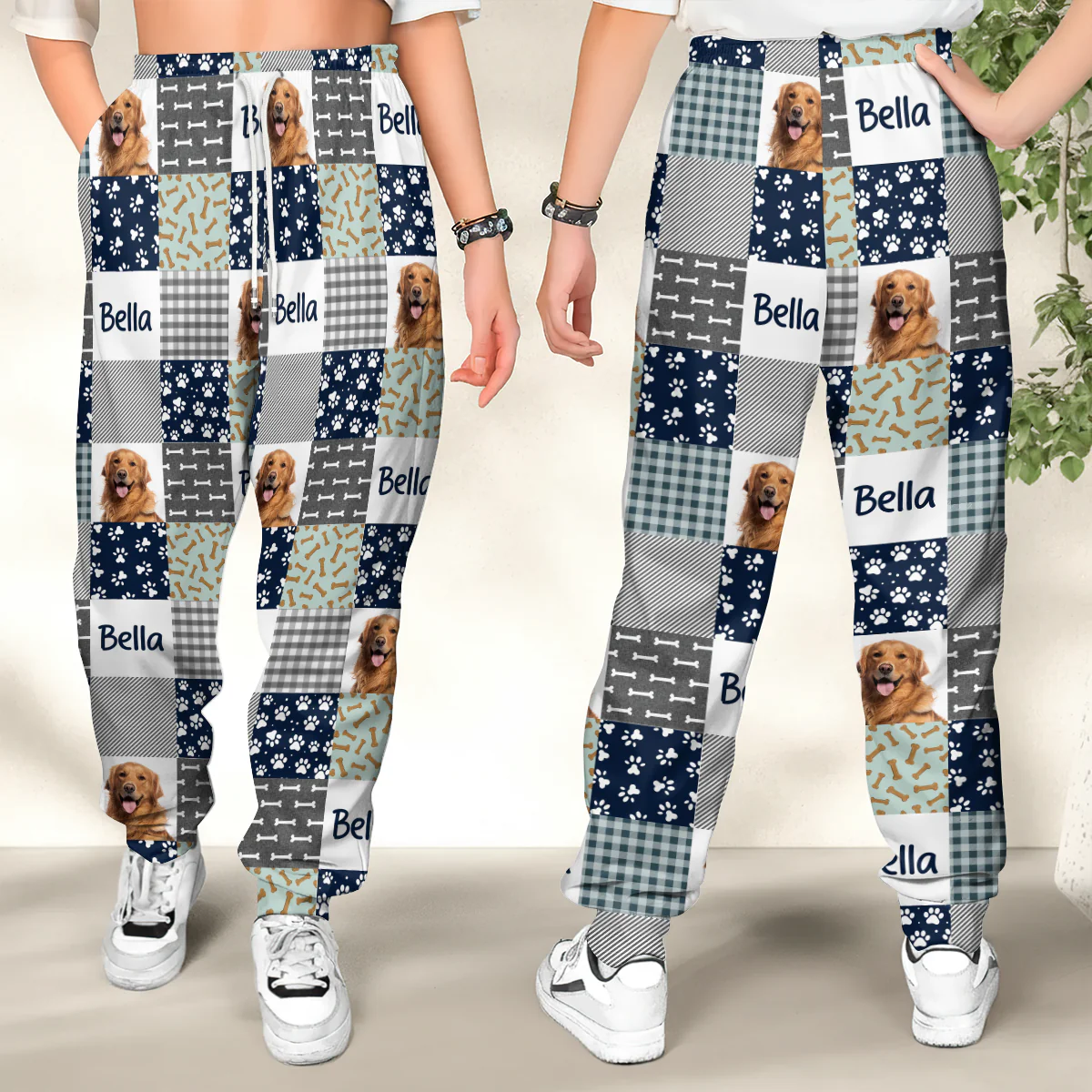 Paws Of My Heart - Personalized Sweatpants - Image 2