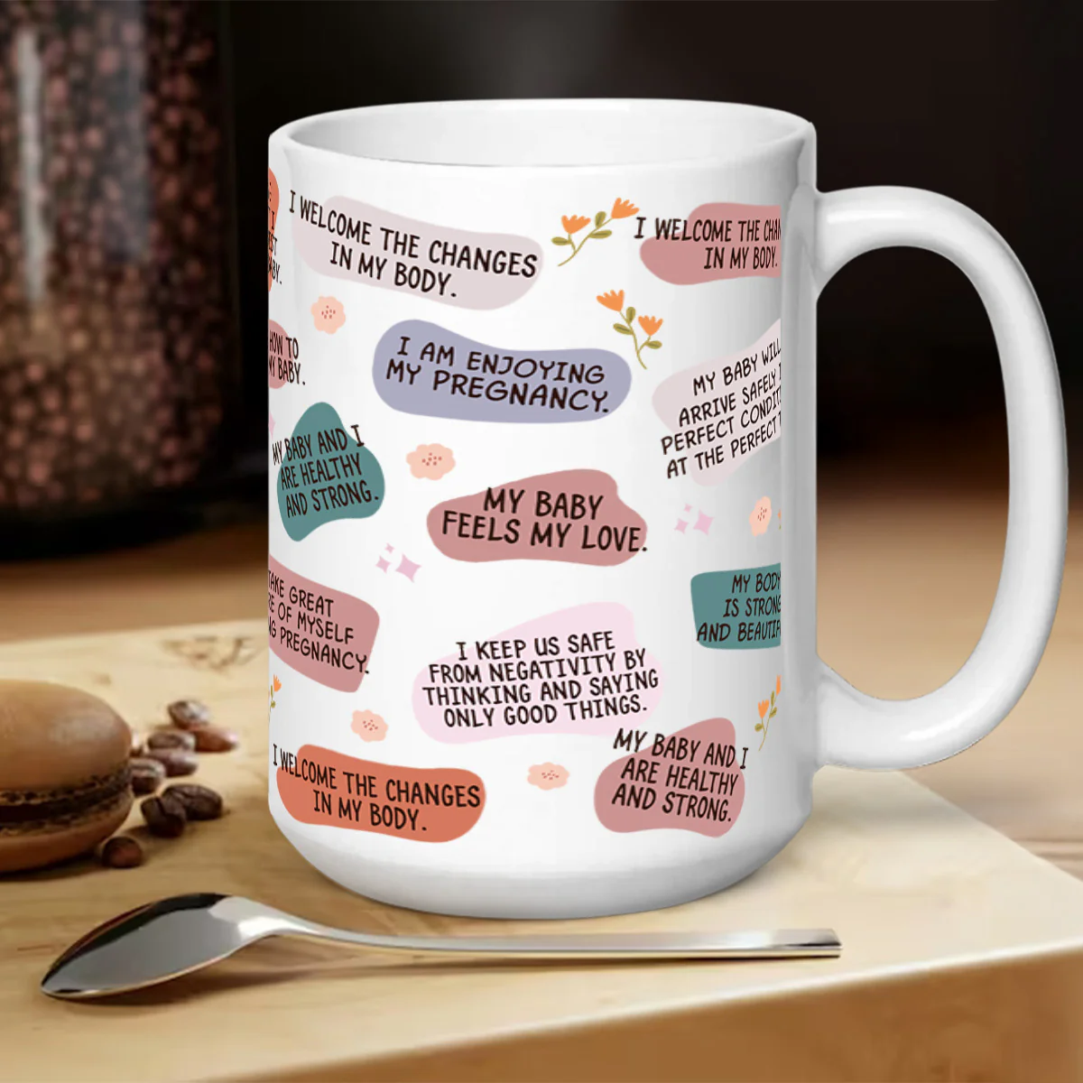 Pregnancy Affirmation - Personalized Mug - Image 5