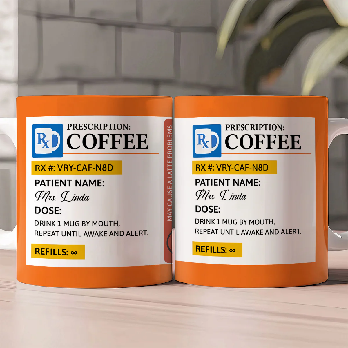 Prescription - Personalized Ceramic Coffee Mug - Image 2